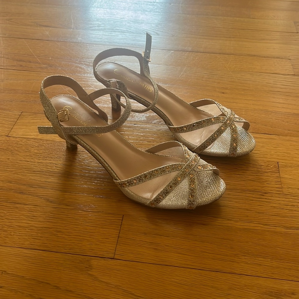 Gold heels